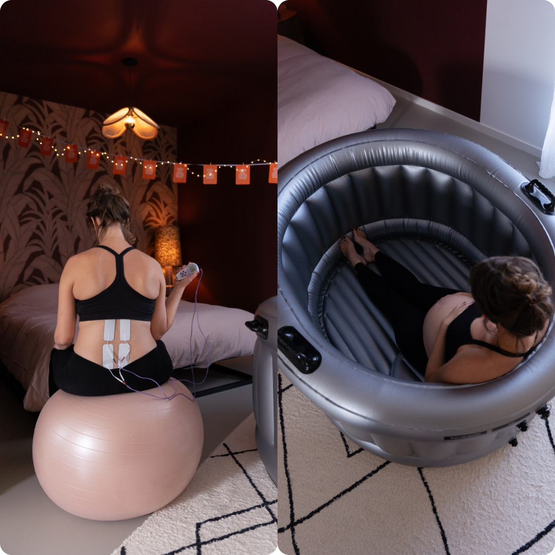 Elle TENS 2 combineren met badbevalling