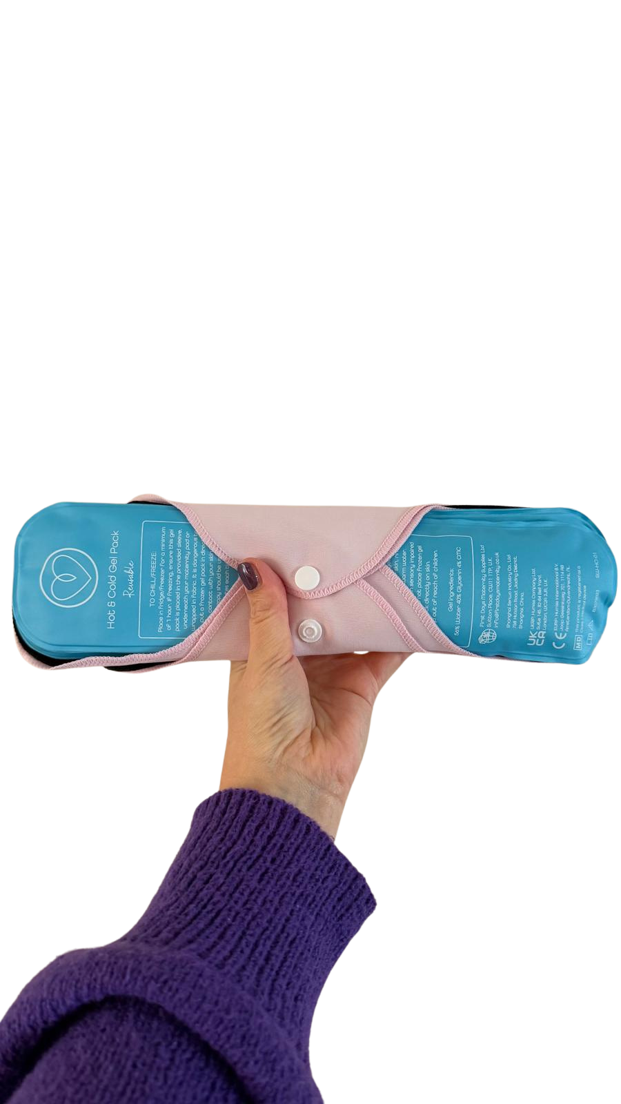 Perineum gelkompressen, hot & cold | 2 stuks - herbruikbaar